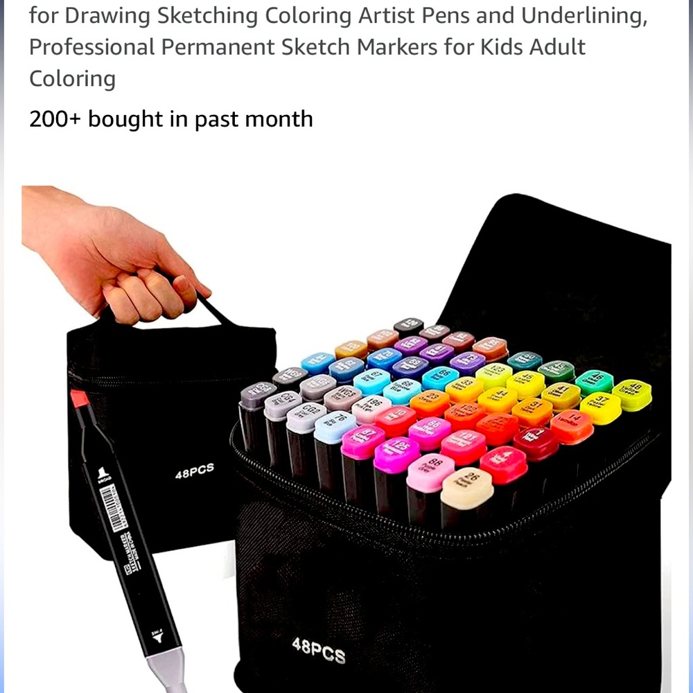 48 colors marker set